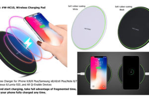 SKU: #W-HC10, SKU: #W-FC03, Fast Wireless Charging Pad